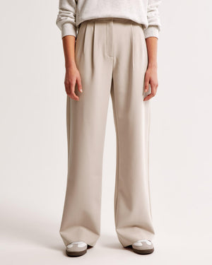 Zara | High Waist Pleated Leg Trousers with Tailored Fit - Image 2