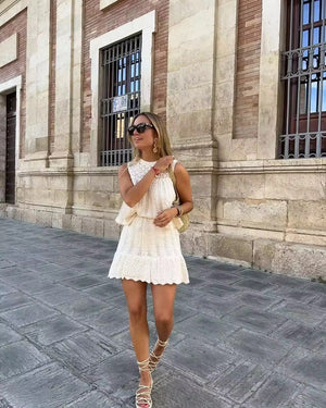 Strickset mit A-Linien Rock & Top