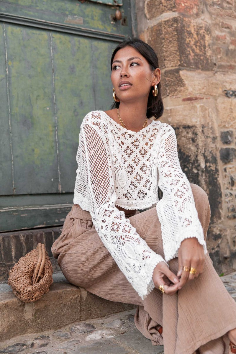 AVA MODA Damen Maxi-Häkelkleid – Weiß, Langarm, Bohème-Stil-76533-ff291a76-ea96-4eb5-8019-968076f0ad8b